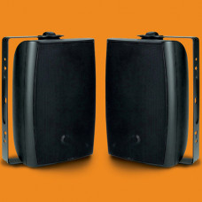 Outdoor Indoor Black Patio Speaker - 5¼" 2-Way 120w