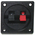 2.25" Square Plate Push Terminal Cup, Screw Mount